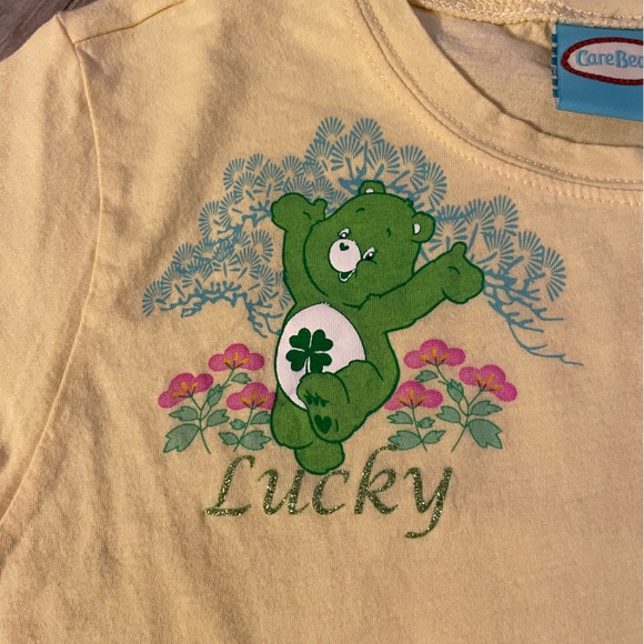 Girls Care Bears shirt/ Lucky bear care bear - Picture 2 of 4